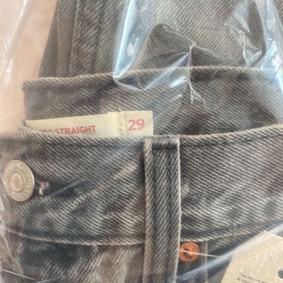 LEVI'S® LOW PRO JEANS GREY W WHITE SPATTER NWT - Picture 6 of 13